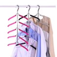 thumbnail image 2 of Multi-layer 5-in-1 Stainless Steel Clothes Hanger 3 Pack Closet Organizer, 2 of 7