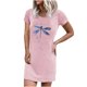 thumbnail image 1 of Vestido Seaxy de manga corta con estampado de verano y cuello redondo informal a la moda para mujer Fridja  bnh3158, 1 of 4