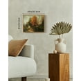 thumbnail image 4 of Drsoum Countryside River Vintage Landscape Wall Art Farmhouse Bathroom Office Decor - 8x10in Nature Framed, 4 of 5