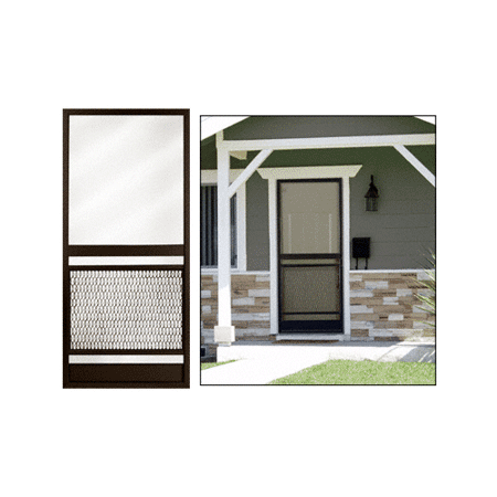 Crl Pioneer Kbs Bronze 36 X 80 Steel Hinged Screen Door 4 Pack