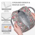 thumbnail image 3 of Fotbe Rose Mix Leopard 3 Bolsa de Almuerzo con Estampado, Lonchera Aislada, Contenedor de Comida Reutilizable Tipo Cooler a Prueba de Fugas, 3 of 6