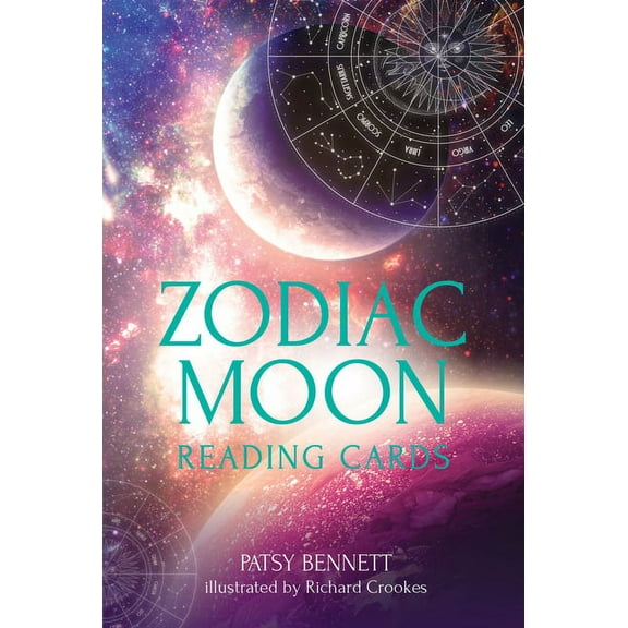 Zodiac Moon Reading Cards: Celestial Guidance at Your Fingertips, (Hardcover)