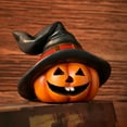 thumbnail image 5 of Ornament-Halloween Decorations-Witch Hat Pumpkin Figurine – Halloween & Christmas Photo Prop Cute Table Décor & Craft Supply, 5 of 9