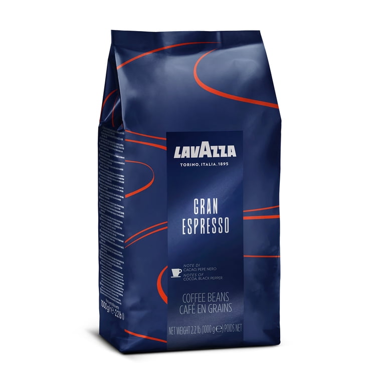 ひでぶ 4袋LAVAZZA コーヒー豆 1000g Lavazza Gran Espresso Whole Bean Coffee, 2.2 lb Bag, Arabica