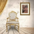 thumbnail image 3 of Peck, Gail 13x18 Gold Ornate Wood Framed with Double Matting Museum Art Print Titled - All American Fence, 3 of 4
