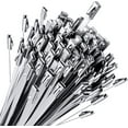 thumbnail image 2 of 100-200Pcs Metal Zip Ties Stainless Steel Heavy Duty Self-Locking Cable Ties US, 2 of 12