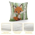 thumbnail image 4 of ONETECH Forest Animal Pillow Covers Fox Decorative Throw Pillowcases for Sofa Couch Kids Classroom Decor, 4 of 5