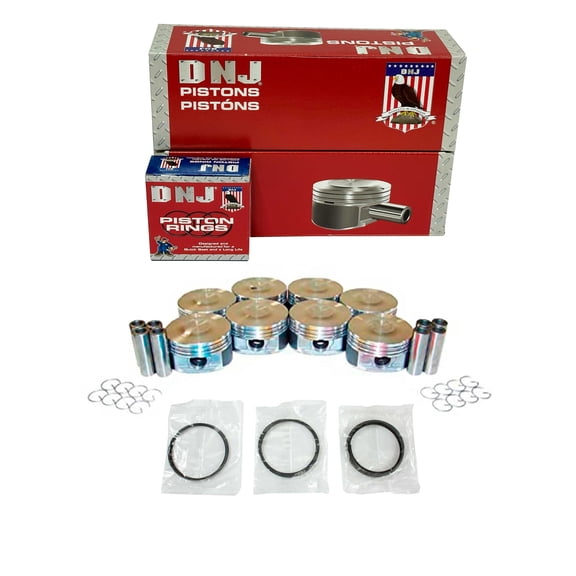 DNJ PRK3164.20 Piston Set with Rings Fits Cars & Trucks 2004-2005 Pontiac Bonneville 4.6L V8 281cid 32V DOHC SE Sedan 4 - Door