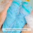 thumbnail image 4 of Shower Loofah Sponge Pouf, 75g Exfoliating Body Scrubber, Mesh Bath Puff Suitable for Anyone, Soft and Skin-Friendly Bathroom Accessories (4 Pcs), 4 of 5