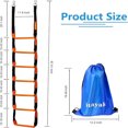 thumbnail image 3 of Reinforced Rope Ladder, 3-4-6 Step Climbing Ladder for Kayak Inflatable Boat Motor Yacht, Wooden Dock Boarding Accessory, 3 of 6