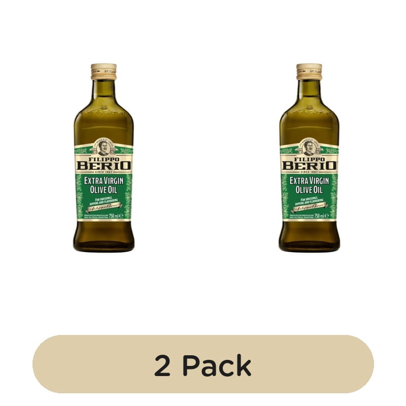 Filippo Berio Extra Virgin Olive Oil 750ml, British Import (Pack of 2)