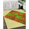 thumbnail image 3 of Ahgly Company Machine Washable Indoor Square Transitional Sedona Brown Area Rugs, 5' Square, 3 of 7