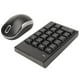 thumbnail image 1 of Combo de ratón con teclado numérico ANGGREK inalámbrico 24 GHz 1200DPI, 1 of 8