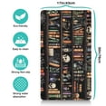 thumbnail image 2 of Golden Sun and Crescent Moon Pet Food Mat - Absorbent Dog Food Pad, Gothic Celestial Design, Easy to Clean, 18x12 Inches, 2 of 2