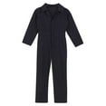 thumbnail image 3 of JanJean Kids Boiler Suit Khaki Coveralls Jumpsuit Protective Overalls for Boys Girls Long Sleeve Black 14, 3 of 7