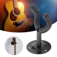 thumbnail image 4 of Guitar Holder, Simple Assembly Instrument Accessories Displaying Metal Structure Guitar Wall Stand With Base For Ukulele Bass, 4 of 8