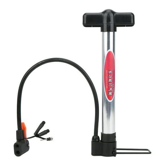 10'' Portable Bike Pump Aluminum Alloy Mini Cycling Hand Air Pump Ball Tire Inflator Tool