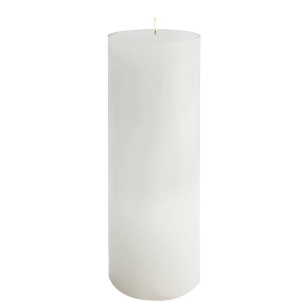 White Pillar Candles