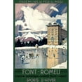 thumbnail image 2 of Roux, Tony Georges 13x18 Gold Ornate Wood Framed with Double Matting Museum Art Print Titled - Font-Romeu, 2 of 4