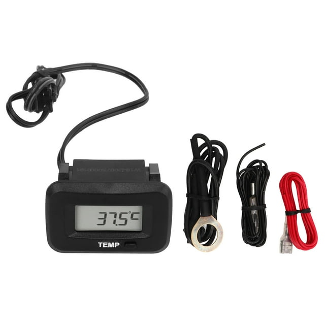 Oubit Engine Temp Gauge,Engine Temperature Gauge 6‑30V Engine Temperature Gauge Engine Temp Meter Streamlined Design