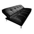 thumbnail image 3 of Sofá Cama Reclinable Okis Negro, 3 Posiciones, SALVANTO, 3 of 8