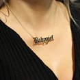 thumbnail image 4 of Collier Pendentif en Acier Inoxydable Plaqué Or pour Adolescentes et Enfants, 4 of 5