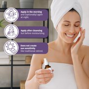 Reviva Labs Bakuchiol Serum – Retinol Alternative Serum with Alfalfa & Artichoke Extract – 1.01 oz