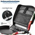thumbnail image 4 of FORMRS Zipper Binder with Shoulder Strap 2-inch Ring 500 Sheet Capacity File Bag, Apple Pattern, 4 of 5