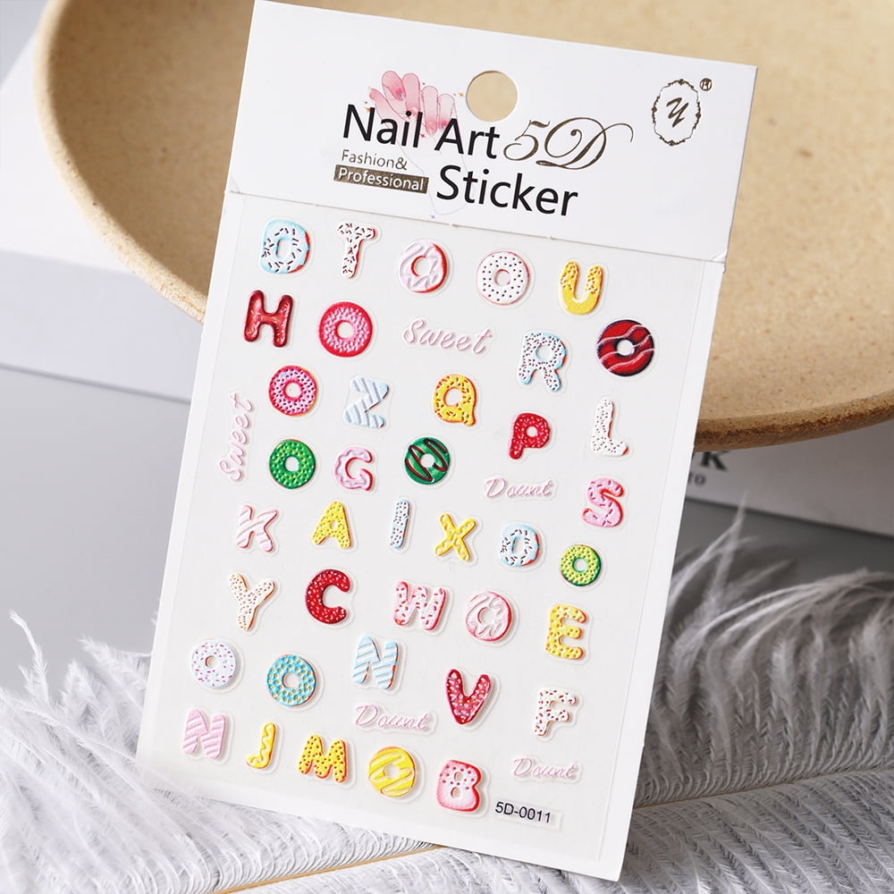 MWOOT 12 Stück Thanksgiving Nail Art Sticker – 3D Ahornblätter, Herbst-Design, Selbstklebend