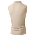 thumbnail image 5 of Gym Tank Tops for Men New Men's Collar Sleeveless T-Shirt Ribbed Slim Fits Tank Top Summer Fashion Versatile Workout Sports Tanks XL, 5 of 9