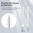 thumbnail image 4 of Cepillo para Lavar Popotes, Limpia de Popotes, Cepillo para Popotes de Acero Inoxidable y Silicona, Adecuado para Pajitas, Limpieza de Diversas Tapas de Botellas, Picos, Frascos, 4 of 4