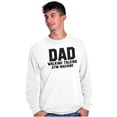 thumbnail image 4 of Dad Walking Talking ATM Machine Funny Men's Long Sleeve Tee T Shirt Brisco Brands S, 4 of 6