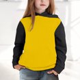thumbnail image 2 of LUOGENLI Hoodies St. Patrick's Day Hoodies for Girls 9-10 Cute Kids Boys Girls Hooded Jacket Patchwork Hoodie Sweatshirt Toddler Child Pullover Yellow 3-4 Years, 2 of 5