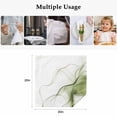 thumbnail image 4 of Marble Sage Green Cloth Napkins, Gold White Modern Gradient Ocean Wavy Washable and Reusable Dinner Napkins Set of 6, Table Napkin for Kitchen Party Birthday Wedding Hotel Housewarming 20"x20", 4 of 8