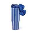 thumbnail image 4 of TAL 30oz Stainless Steel Hudson Flip Tumbler with Removable Scarf on Handle, Blue Stripe, 4 of 5