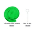 thumbnail image 3 of 30uds Verde Fiesta Colgante Doble Tira Colgante Decoraciones Plástico Techo Serpentinas Fiesta Unique Bargains, 3 of 7