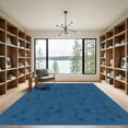 thumbnail image 2 of ODIKA 2'x3' Machine Washable Non-Slip Area Rug, Sculpted Knot Accent High Traffic Rug, Navy, 894290, 2 of 7