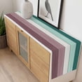 thumbnail image 4 of Purple Green Wood Grain Table Runner - 48 Inch Long, Kitchen Dining Table Runner Dresser Scarves, Rustic Retro Wooden Plank Farmhouse Decor for Coffee Tables Wedding Party Banquet, 4 of 8