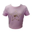 thumbnail image 1 of Playera Barbie Talla 10 Manga Corta con Bies Estampado Estrella Rosa, 1 of 4