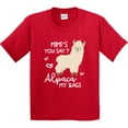 thumbnail image 3 of Inktastic Mimi's You Say Alpaca My Bags Youth T-Shirt, 3 of 5