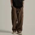 thumbnail image 1 of Pantalones Casual Con Cordones Funcionales De Moda Para Homb, 1 of 8