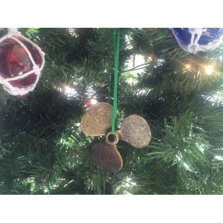 Christmas Ornament Ideas To Make Antique Gold Cast Iron Propeller Christmas Ornament 4