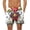 Multicolor, variant on Turilly Men's Summer Shorts Elastic Waist Jean ShortsSummer Loose Beach Shorts Pocket Swimming Pants L