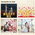 thumbnail image 7 of Marry Me Light-up Letters Proposal Decorations, Marry Me Signs with 1000 PCS Rose Petals, Romantic Night Lights for Valentine's Day Engagement Wedding Party Decor, 7 of 7