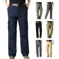 thumbnail image 1 of UVEASISHA Mens Hiking Work Pants,Ripstop Cargo Pants for Men Multi-Pockets Straight Leg Tactical Pants Outdoor Lightweight Military Pants Spring Sales,Yellow,XL, 1 of 7