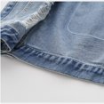 thumbnail image 7 of Esaierr Toddler Kids Sleeveless Denim Vest for Boys Girls Spring Autumn Jeans Vest Jacket Lapel Denim Sleeveless Vest Coat Outerwear 3-8T, 7 of 7
