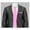 Pink, variant on Professional Business Necktie for Men, Slim Skinny Tie, Waterproof Solid Color Satin Finish, Formal Suit Tie for Office and Professional Events, Wrinkle Resistant and Stain Proof Neckwear Black