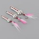 thumbnail image 2 of 3x Señuelos de de tamaño Crankbaits de hilanderos de cebo puntos rojos Plata Sunnimix Señuelo de la cuchara de la pesca, 2 of 8