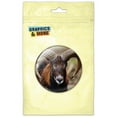 thumbnail image 1 of Bighorn Sheep Ram Pinback Button Pin Badge, 1 of 2