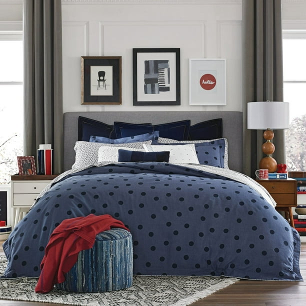 Tommy Hilfiger Olympia Dot Comforter Set Full Queen Walmart Com